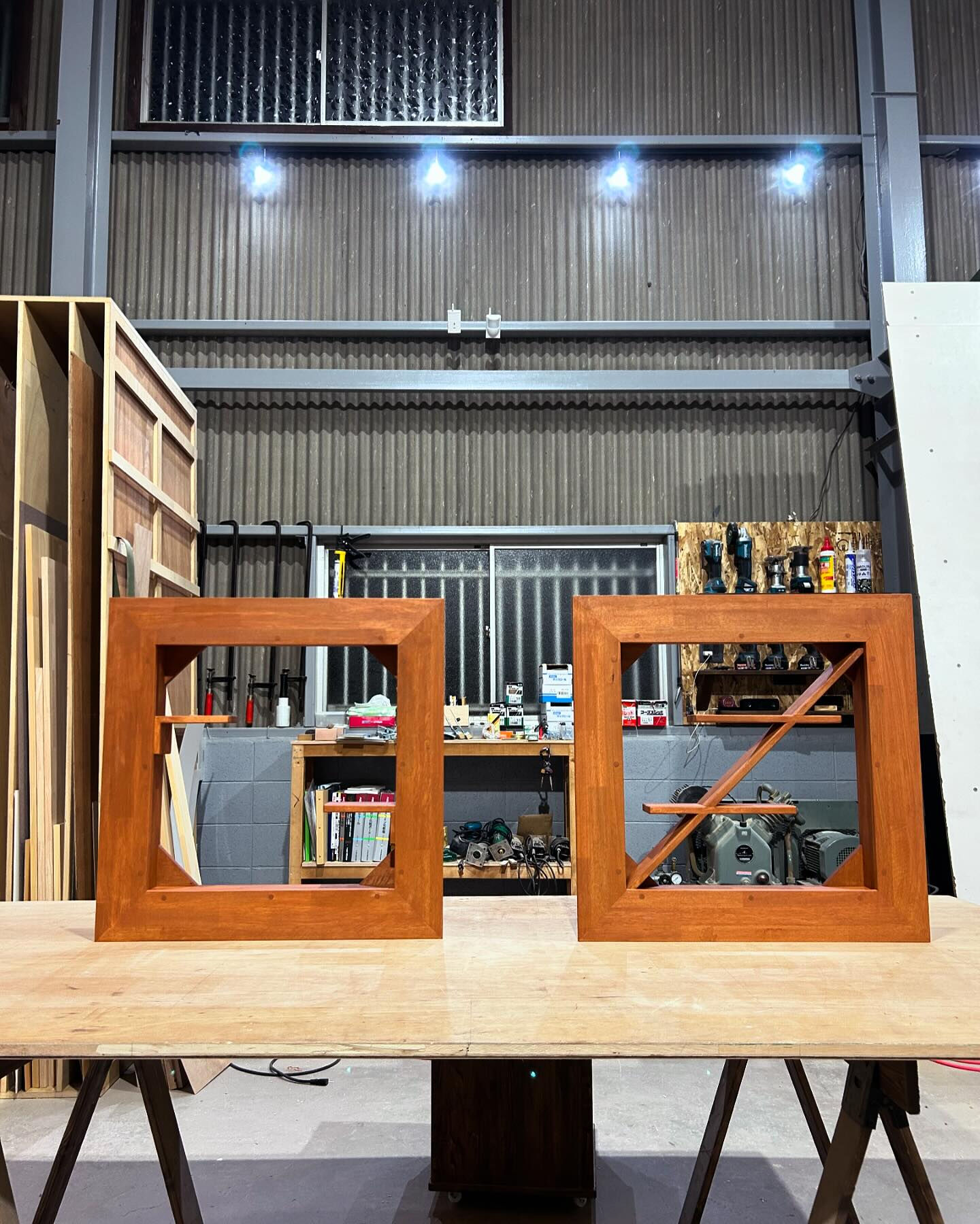 作業工程撮れたらと思ってたのに、制作に没頭してしまった…